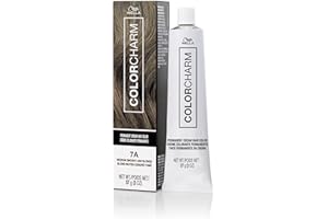 COLORCHARM Permanent Cream Hair Dye | Ash Blonde Hair Color | Pearlescent, Milk Tea, Smokey Cool Tones | 100% Gray Coverage |
