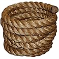 T.W Evans Cordage 30-097-50 1-1/2-Inch by 50-Feet Pure Number-1 Manila Rope