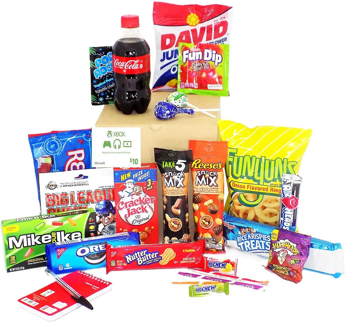 Video Gamer Gift Basket Care Package - For the Gamer in Your Life! (Xbox Points)
