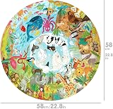 boppi Round Animals Around World Jigsaw Puzzle 150 Pieces Kids 5+ view 2