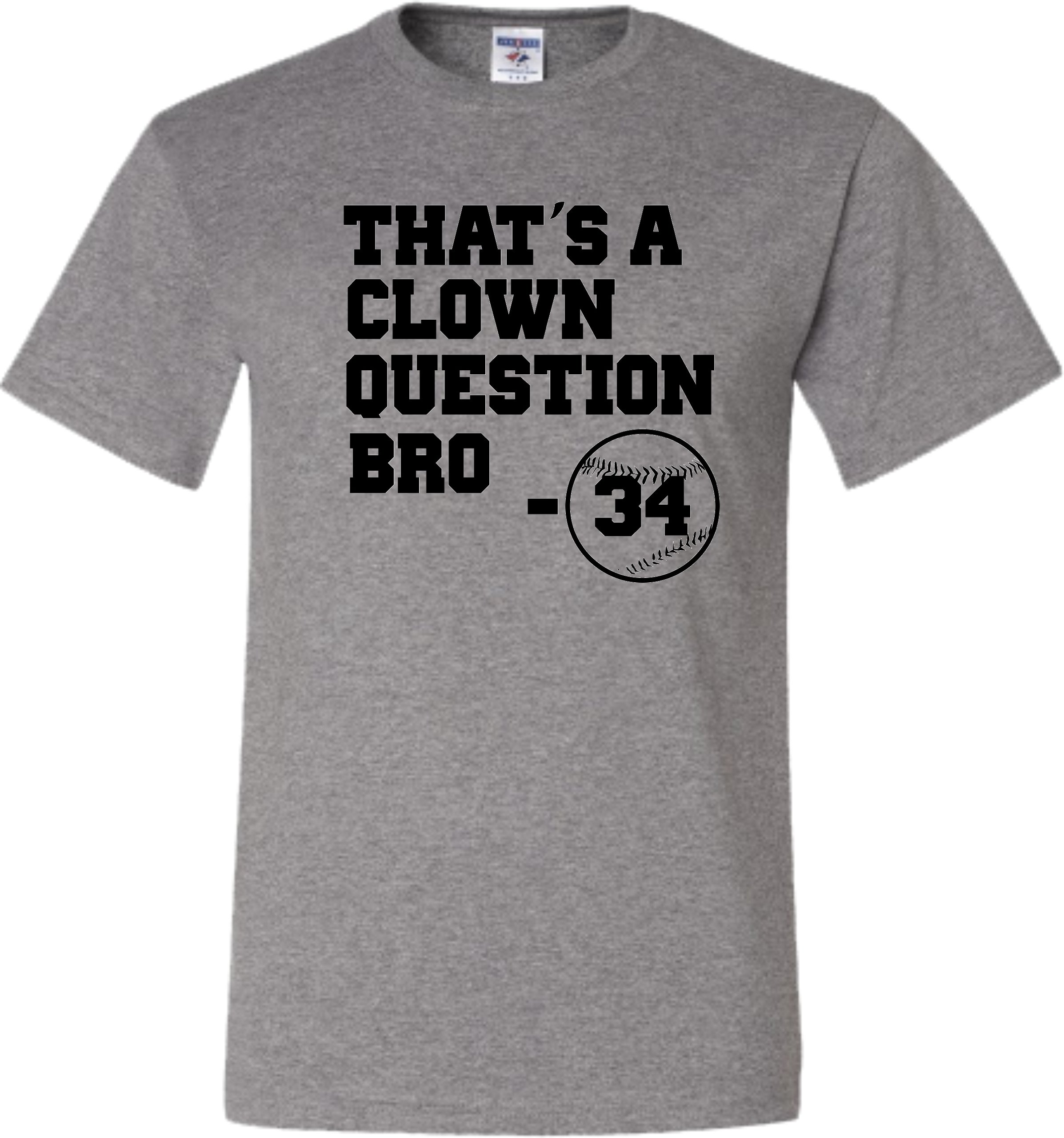 That S A Clown Question Bro T Shirt 4963 Kitilan