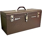 Homak 20-Inch Industrial Steel Toolbox, Brown Wrinkle Powder Coat, BW00200200