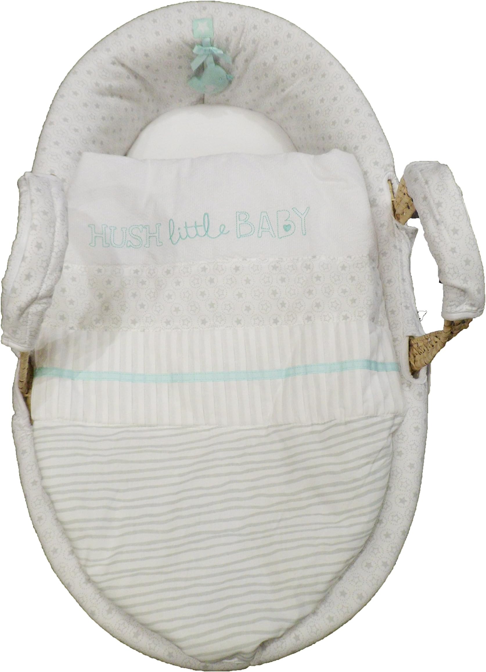 Natures Purest Hush Little Baby Palm Moses Basket