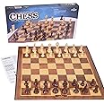 Silly Goose Chess Game, Cardboard Folding Chess Set with Plastic Chess Pieces, Board Games