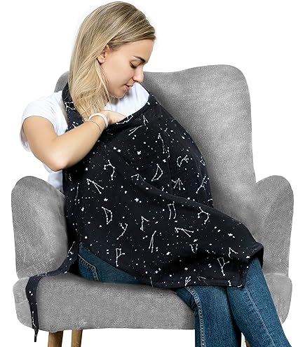 Couvre-Allaitement Respirant - Coton, Multifonction, Intimité Allaitement