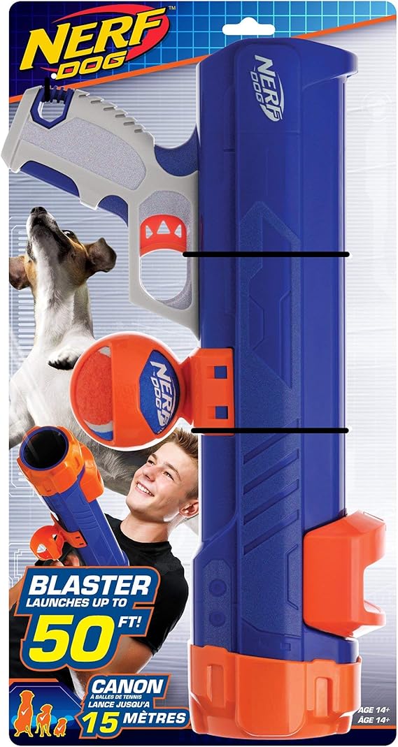 nerf dog medium tennis ball blaster