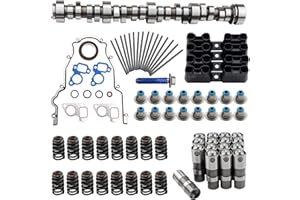 IGNISPARK Sloppy Mechanics Stage 2 Camshaft Lifter Kit Compatible with 1997-2007 GM Chevy LS1 V8 4.8L 5.0L 5.3L 6.0L 6.2L LS1 LS2 LS6 LQ4 LQ9 Engines w/ E1840P Camshaft, Gaskets, Lifters & Trays