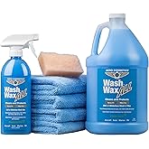 Wet or Waterless Wash Wax Kit 144oz UV Protection. Cleans, Protects, and Shines. Aircraft Quality Just Spray On and Wipe Dry