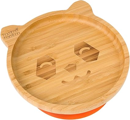 Bamboo Bamboo Assiette A Ventouse En Bambou Naturel Pour Bebe En Forme De Panda Amazon Fr Bebes Puericulture