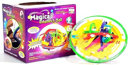 MWG Exports Co Magic Intellect Ball Maze & Sequential 3D Puzzles Strategy Games for Adults and Children Brain Teaser Toys (937A)