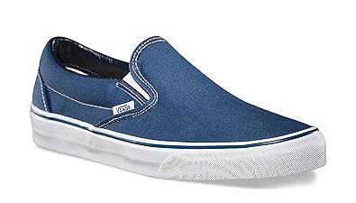 dark blue slip on vans