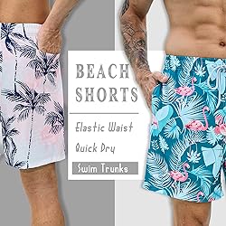 KBVOT Mens Swim Trunks with Compression Liner 7