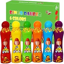 Borsa Da Bingo Con 6 Tasche Porta-dauber - Tote Nera, Yuanhe
