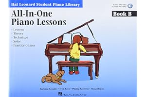 All-In-One Piano Lessons – Book B | Beginner Piano Sheet Music Songbook with Online Audio | Hal Leonard Student Piano Library | By Barbara Kreader and ... Leonard Student Piano Library (Songbooks))