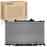 A-Premium Engine Coolant Radiator Assembly with Transmission Oil Cooler | Compatible with Honda CR-V CRV 2002-2006 L4 2.4L, Automatic Transmission, Replace# 19010PPAA51