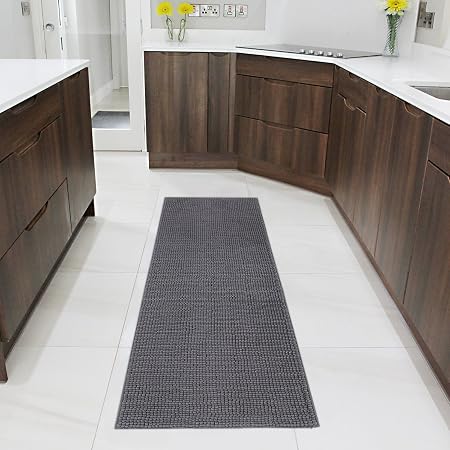 Lifewit Tapis 160 X 50 Cm Absorbant Antiderapant En Microfibre