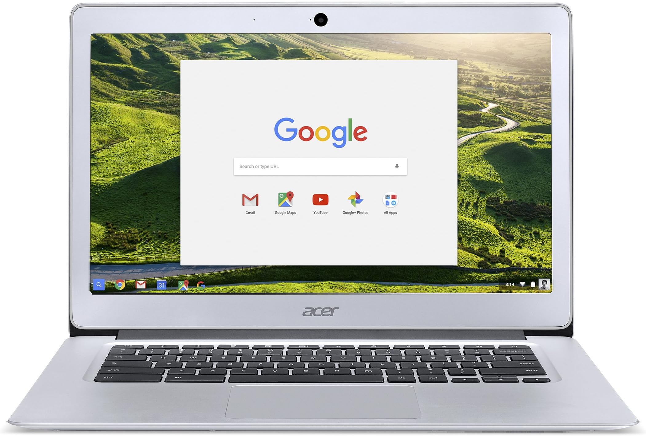 Acer Chromebook 14 CB3-431 14 inch Notebook (Celeron N3060, 2 GB RAM, 16 GB Storage, Chrome OS) - Silver