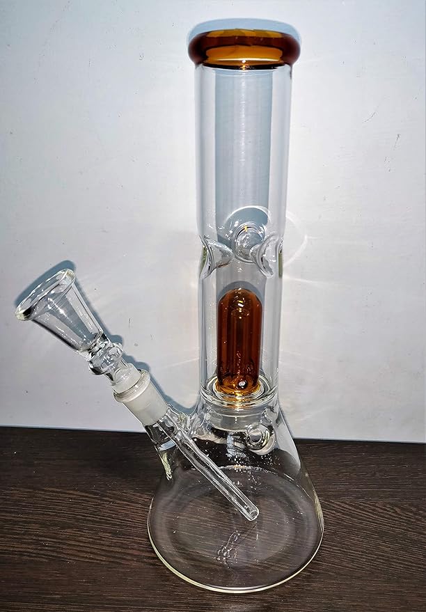 Buy Inara Creation Glass Percolator Ice Bong 10 Inch Amber Online at