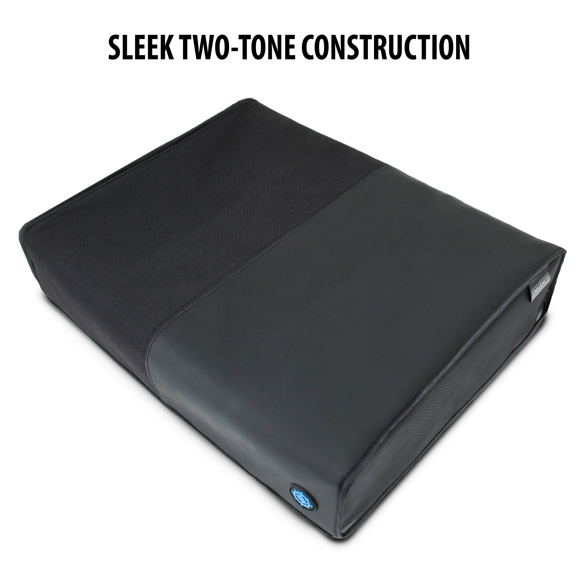 ENHANCE Xbox One Console Cover Protector - Dust Cover with Breathable Design for Rapid Heat Release , Complete Rear Port Access , Form-Fitting Design and Reinforced Construction (Black , Horizontal)