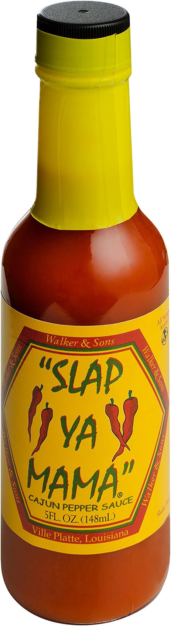 "SLAP YA MAMA" All Natural Louisiana Style Hot Sauce, Cajun Pepper