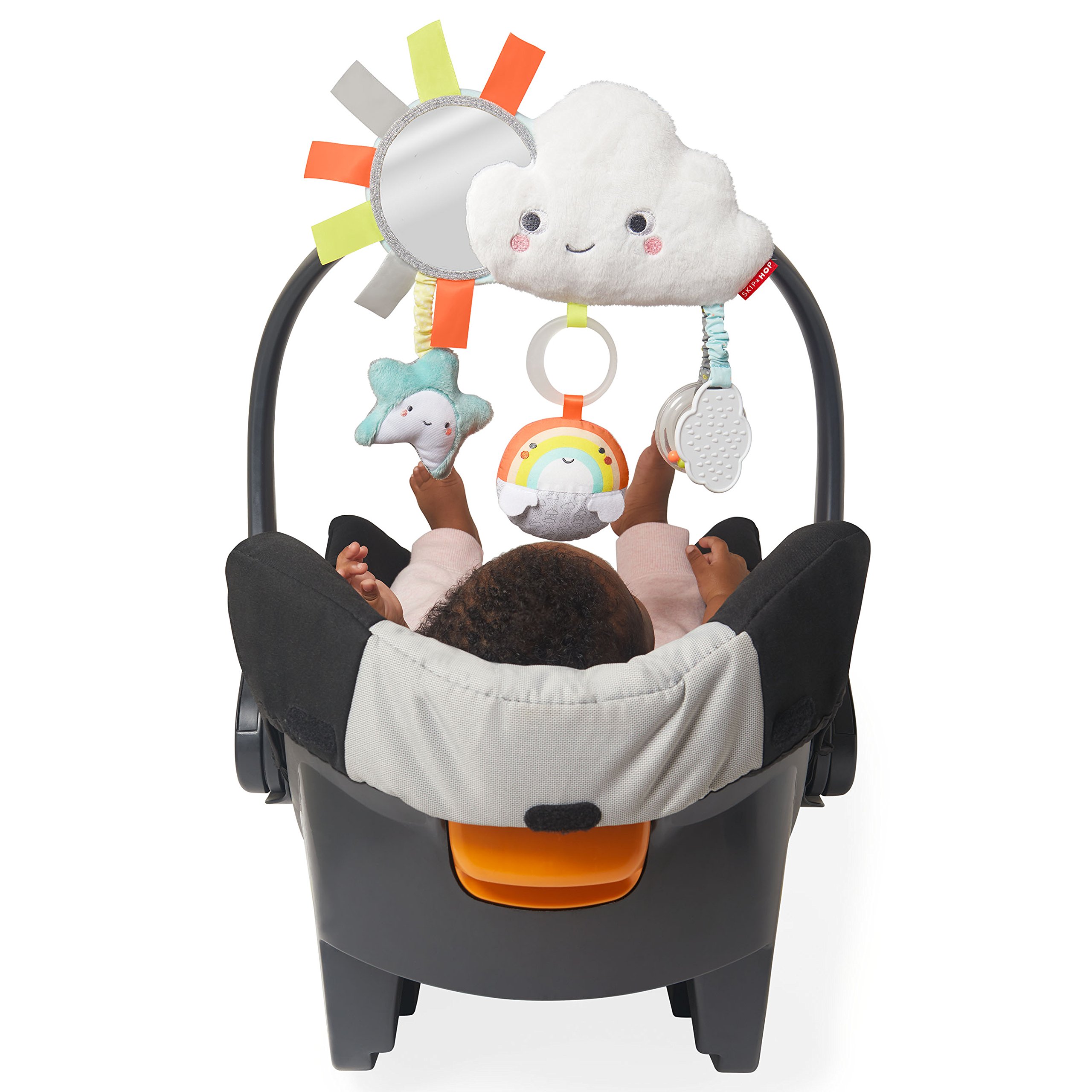 skip hop silver lining cloud rainstick rattle