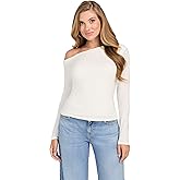GUESS Womens Eco Long Sleeve Julianna Top