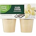 Amazon Fresh, Vanilla Pudding Cups, 4 Count