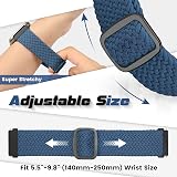 Bcuckood Braided Strap for Fitbit Versa 2 Versa Lite Versa SE 2-Pack view 5