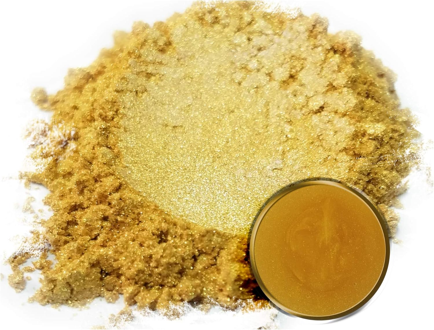 Eye Candy Mica Powder Pigment “Golda Gold” (50g