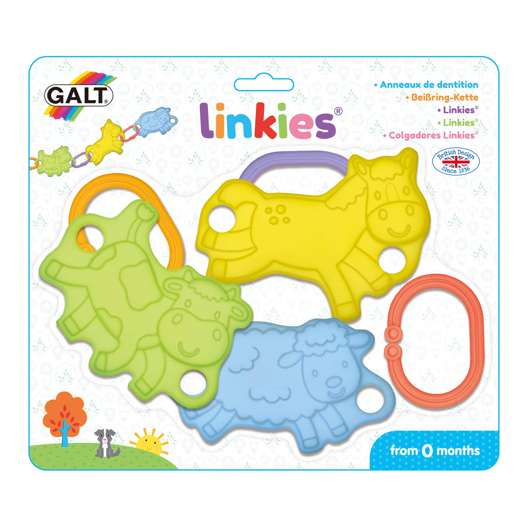 Galt Toys, Linkies, Teething Toys for Babies, Ages 0 Months Plus