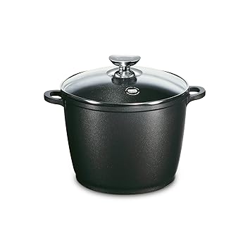 Berndes Topf, Aluguss, Schwarz