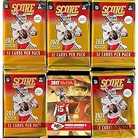 NEW 2021 Panini SCORE Football Cards - 5 FACTORY Sealed Packs - 12 Cards Per Pack / 60 Cards - Look for Trevor Lawrence…