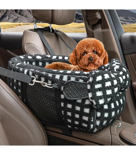 Dog Car Seat Dog Seat Belt Cullaby Center Console For Small Dogs