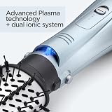 BaByliss Hydro-Fusion 4-in-1 Hair Dryer Brush 1000W Anti-Frizz Styler Blue 2774U view 7