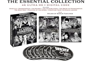 Universal Classic Monsters: The Essential Collection - 4K Ultra HD + Digital