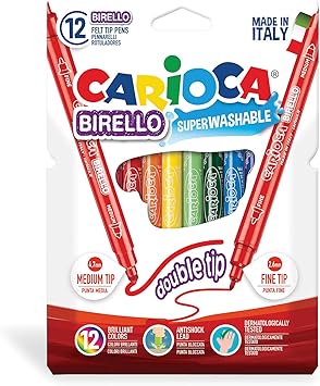Carioca A53512012 - Pack de 12 rotuladores: Amazon.es: Oficina y papelería