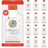 Youtheory Collagen Liquid - 5,000 mg Hydrolyzed Collagen Peptides - Supports Hair, Nail, Joint & Bone Health* - Berry Flavor - 1 oz Single Serve Packet, Pack of 12