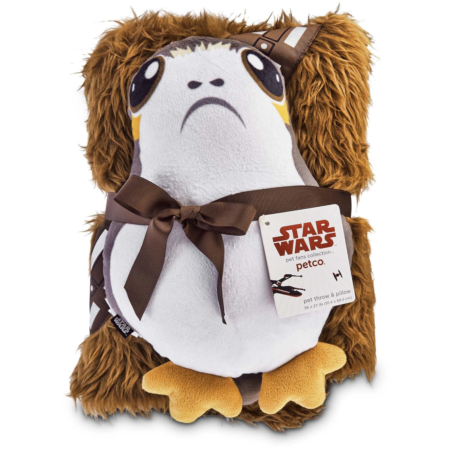 Star Wars Chewbacca Throw And Porg Pillow For Dogs 60 Off