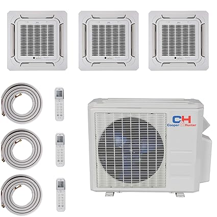 Amazon Com Cooper And Hunter Tri 3 Zone Ductless Mini Split