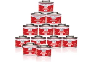 24 Pack Chafing Fuel 6 Hour Burn – Odorless, Smokeless & Spill-Proof Wick, 7.8oz Food Warmer Fuel for Chafing Dish Buffet Set