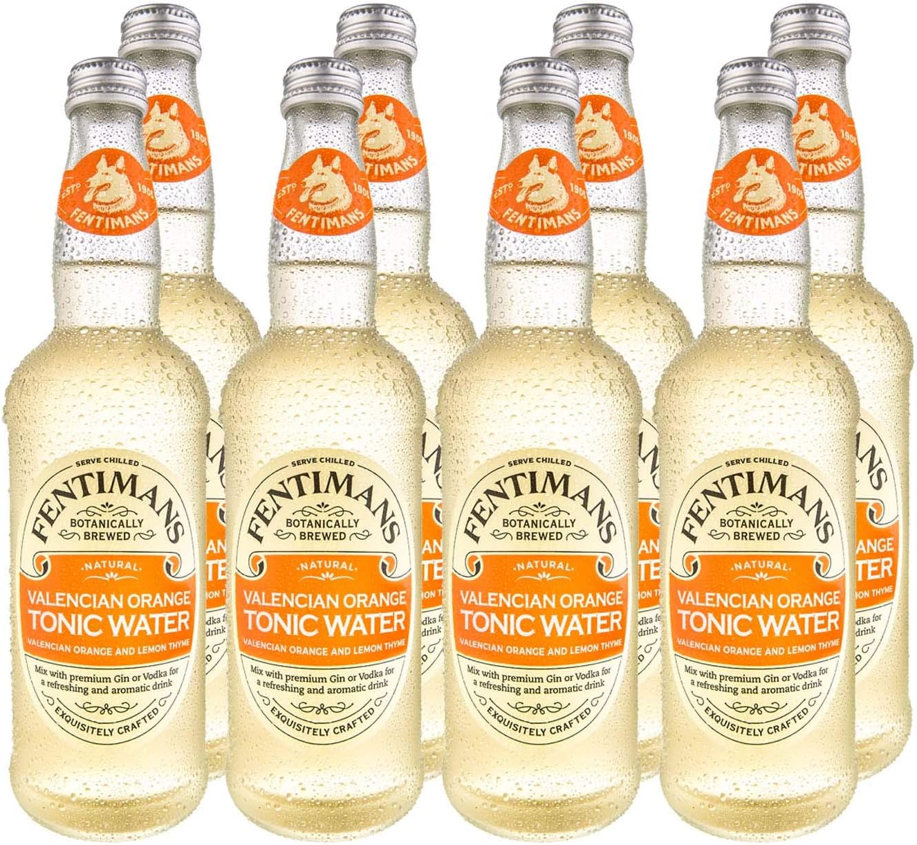 Fentimans Valencian Orange Tonic Water 500ml(Pack of 8) Amazon.co.uk