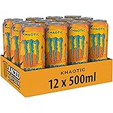Monster Energy Drink Can Khaotic 500ml (Pack of 12)