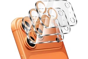 Suoman 3-Pack for iPhone 17 Pro Max Camera Lens Protector, [Drop Protection] Anti Scratch HD Clear 9H Hardness Tempered Glass