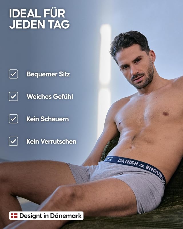 Boxershorts Herren, 3er & 10er Pack, Mehrfarbig (4xmarine, 3xmarineblau/Bordeaux, 3xgrau/Marineblau), L