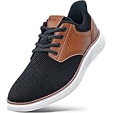 ZOOFLEX Dress Sneakers for Men, Slip on Business Casual Shoes, Travel Walking Shoes, Comfortable Breeze Oxfords