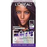 L'Oreal Paris Feria Multi-Faceted Shimmering Permanent Hair Color Hair Dye, V28 Midnight Violet (Deepest Violet)