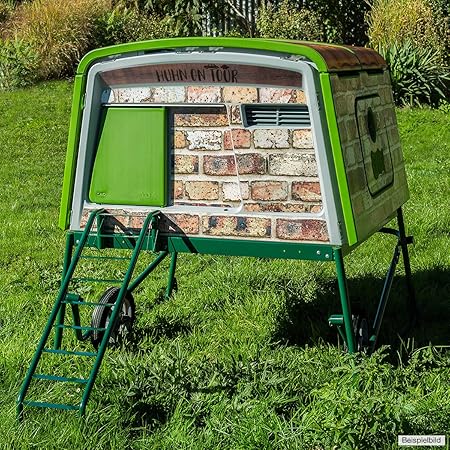 WANDKINGS Folierung für Omlet Eglu Cube MK2 Hühnerstall - Wähle Fassade & Dachfarbe