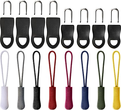 Amazon Com Hicarer 48 Pieces Zipper Pulls Zip Fixer Tags Zipper