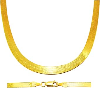 10K Yellow Gold Herringbone Chain 