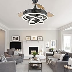 Dawn Whisper Retractable Ceiling Fan with